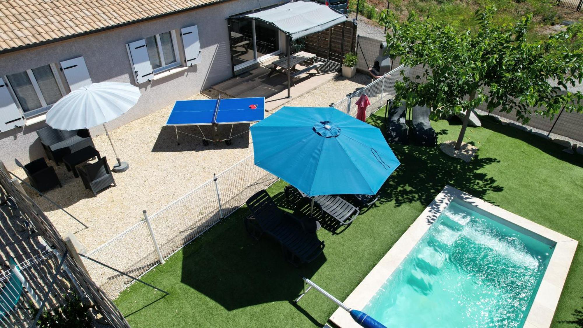 En Ardeche, Gite L'Odyssee Climatise Avec Sa Piscine Privee Et Chauffee ジョワイユーズ エクステリア 写真